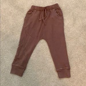 Stem boys brown superwash sweatpants NWT